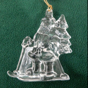 Marquis by Waterford Crystal Skiing Santa 9th NEW